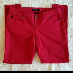 Torrid sz 14 ankle jeans red